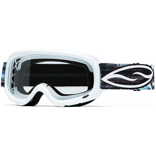 Moto Cross Enduro goggles Smith Child Gambler MX White