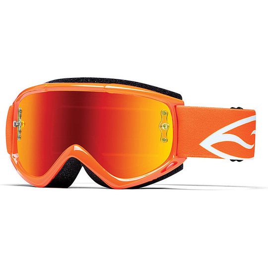 Moto Cross Enduro Goggles Smith Fuel V1 Max M Neon Orange