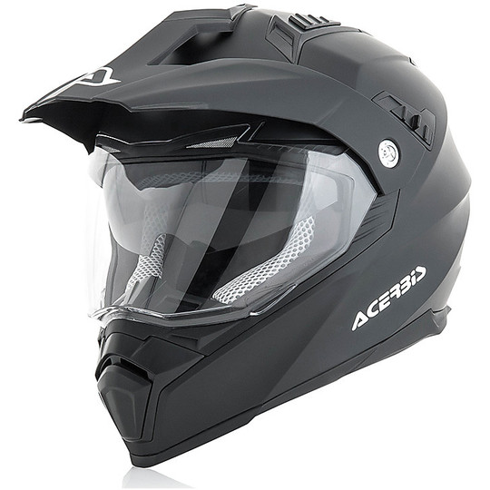 Moto Cross Enduro Helm Acerbis ATV Flip FS-606 Schwarz