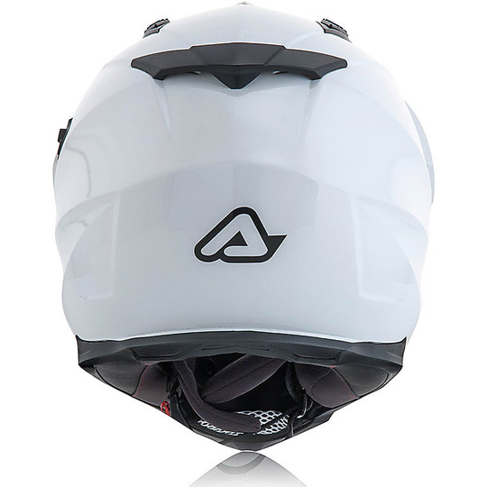 Moto Cross Enduro Helm Acerbis ATV Flip FS-606 Weiß