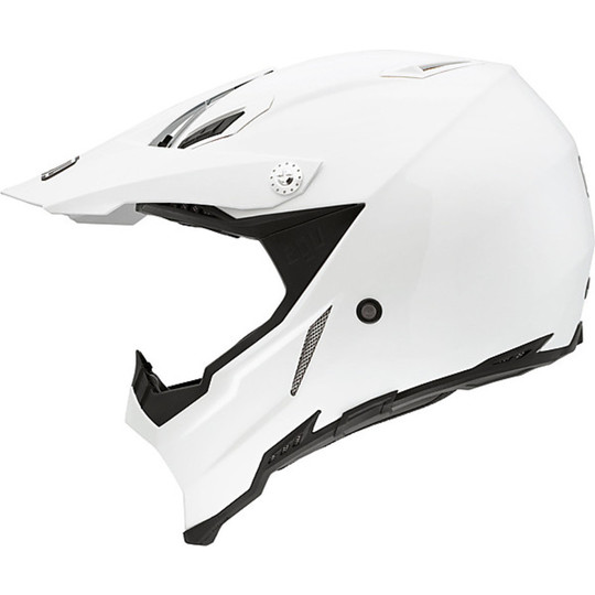 Moto Cross Enduro-Helm AGV AX-8 Evo Mono Weiß