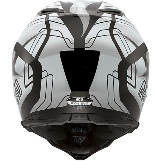 Moto Cross Enduro Helm AGV AX-8 Flagstar Black / Gunmetal