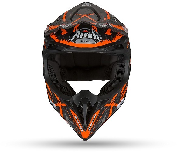 Moto Cross Enduro Helm Airoh Terminator Sicht öffnen Carnage Schwarz Orange  Online-Verkauf - Outletmoto.eu