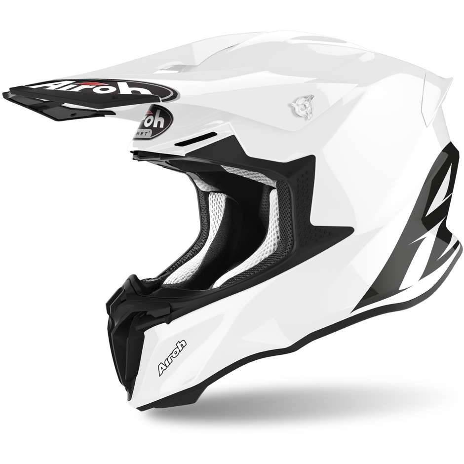 Moto Cross Enduro Helm Airoh TWIST 2.0 Farbe Glossy White