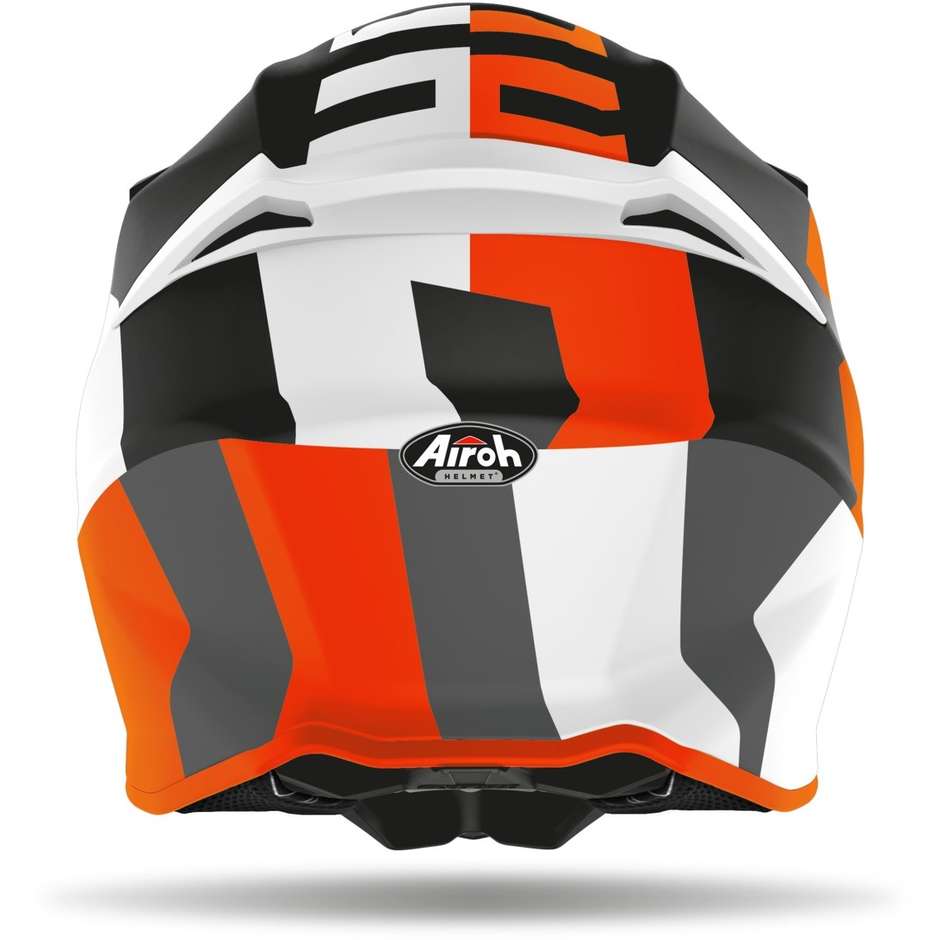 Moto Cross Enduro Helm Airoh TWIST 2.0 Matt Orange Rahmen