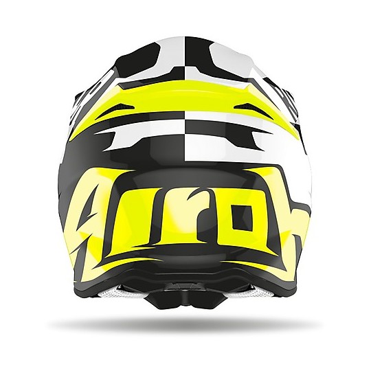 Moto Cross Enduro Helm Airoh TWIST 2.0 poliert Racr
