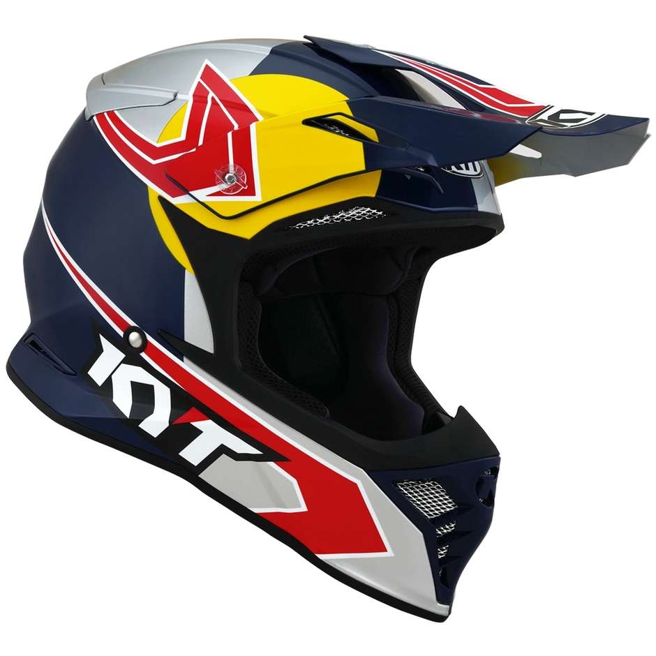 Moto Cross Enduro Helm aus Faser KYT SKYHAWK TADDY REPLICA