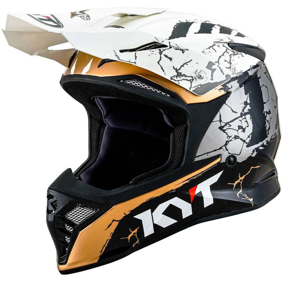 Moto Cross Enduro Helm aus KYT SKYHAWK Signature Edition Fiber