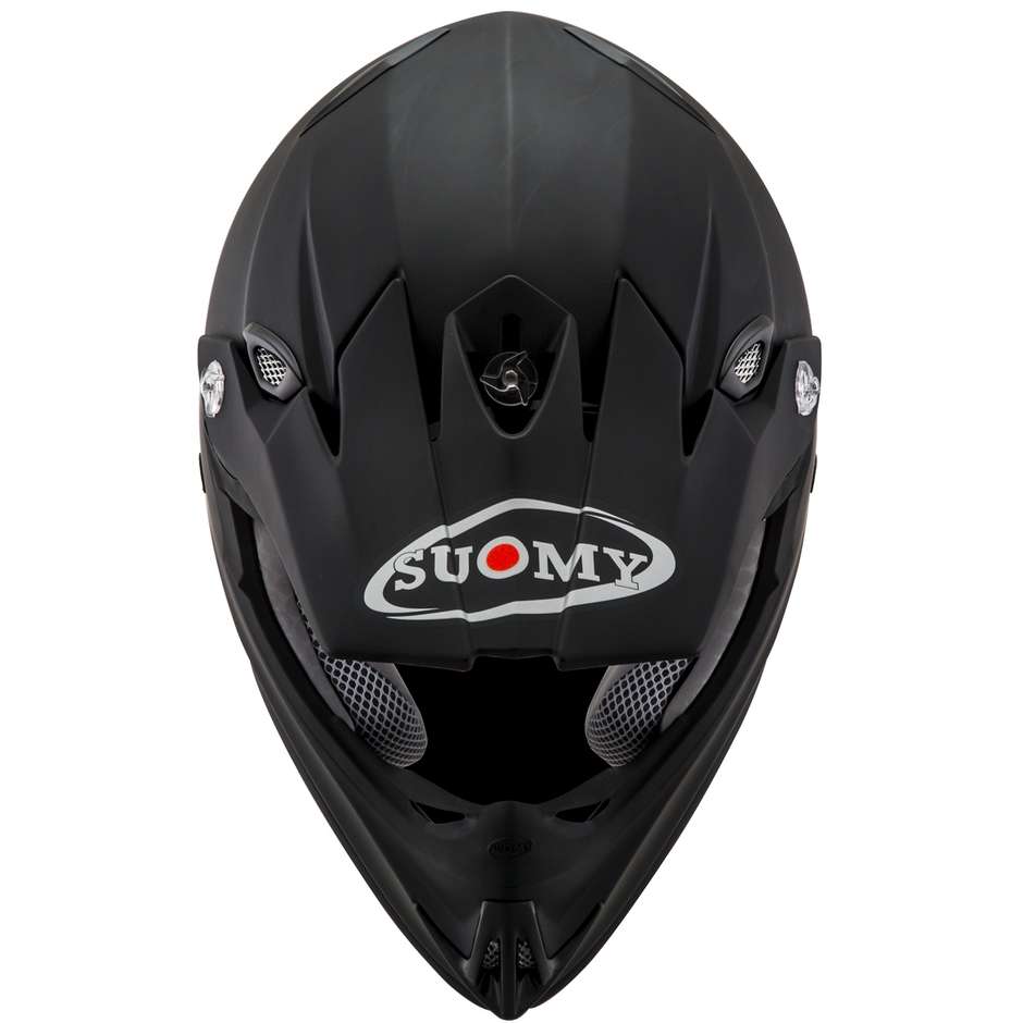 Moto Cross Enduro Helm aus Suomy Faser MR JUMP PLAIN Matt Schwarz
