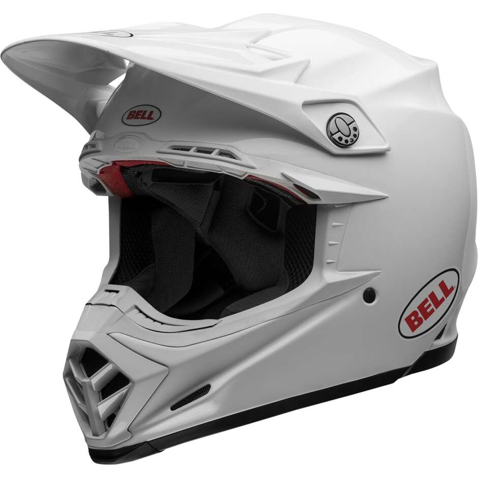 Moto Cross Enduro Helm Bell MOTO-9s FLEX Weiß