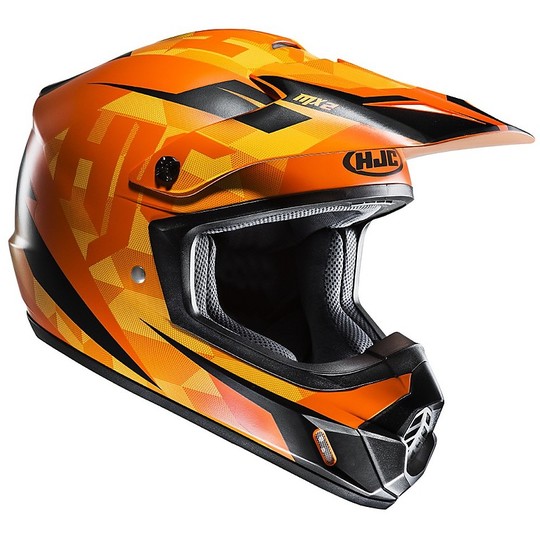 Moto Cross Enduro Helm HJC CS-MX II Dakota MC7SF orange