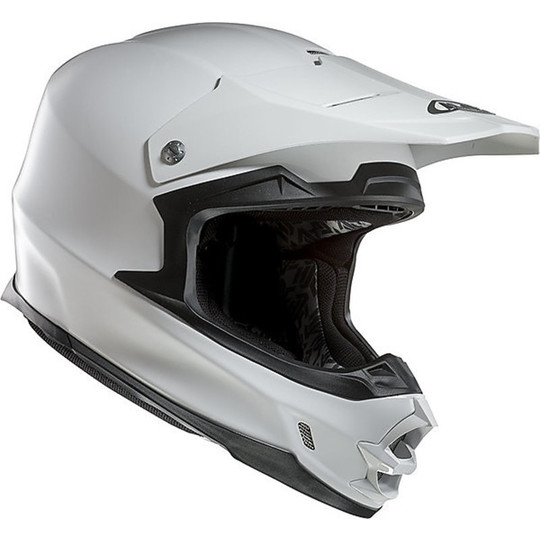 Moto Cross Enduro Helm HJC FG-X Solide Weiß