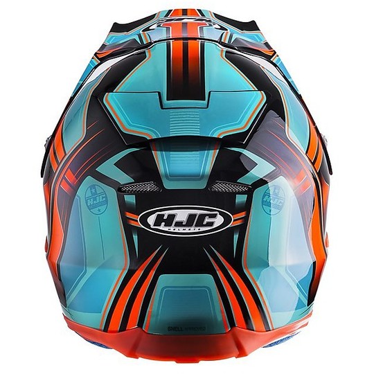 Moto Cross Enduro Helm HJC FX-Cross Kolben MC4
