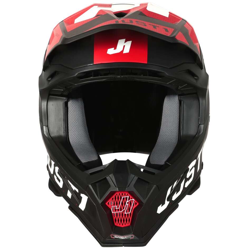 Moto Cross Enduro Helm Just1 J22 Adrenalin Matt Carbon Rot 22.06