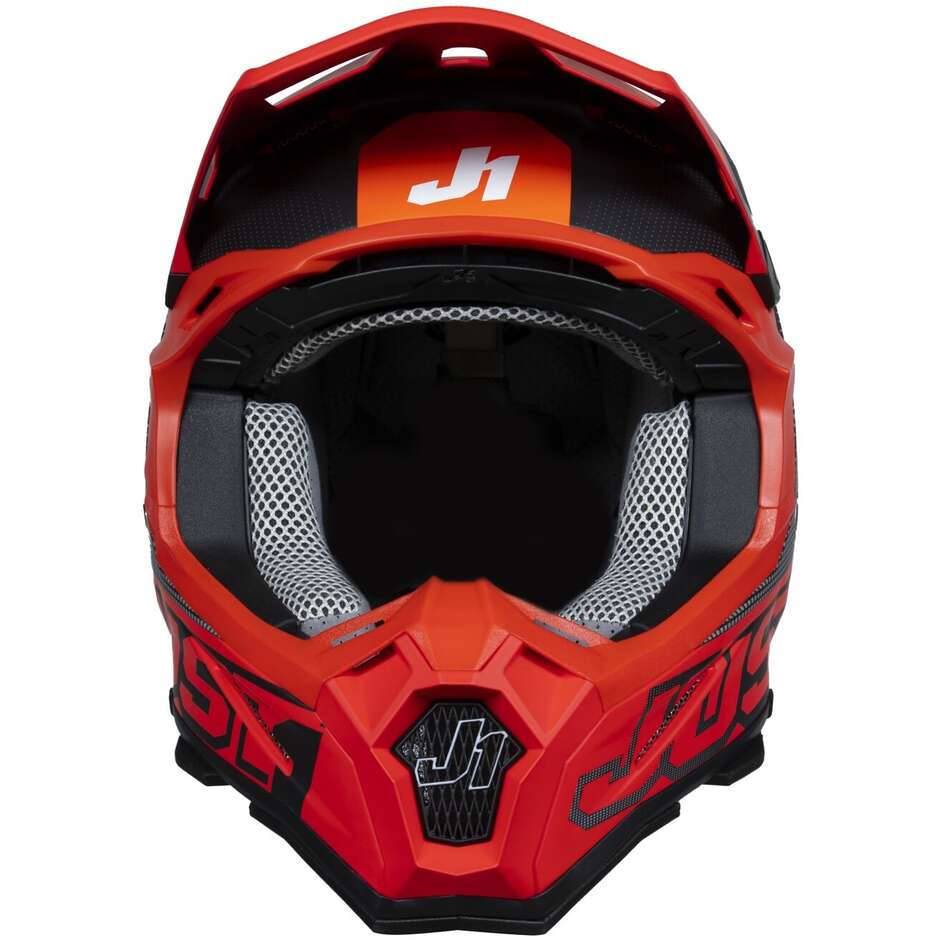 Moto Cross Enduro Helm Just1 J22-f Dynamo Schwarz Rot