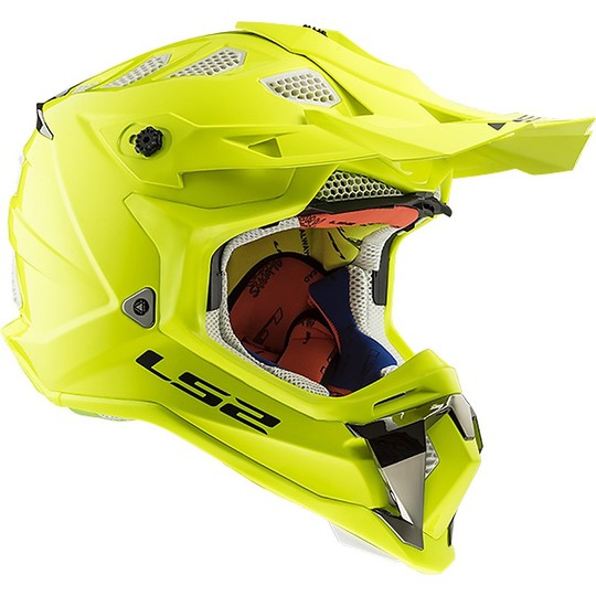 Moto Cross Enduro Helm LS2 MX 470 subverter gelb fluoreszierend