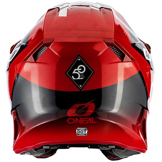 Moto Cross Enduro Helm O'neal 10 Series CORE Rot Schwarz