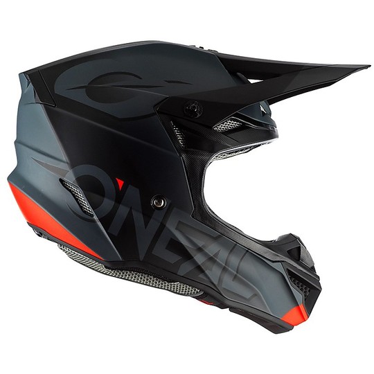 Moto Cross Enduro Helm O'neal 5 Series FIVE ZERO Schwarz Rot