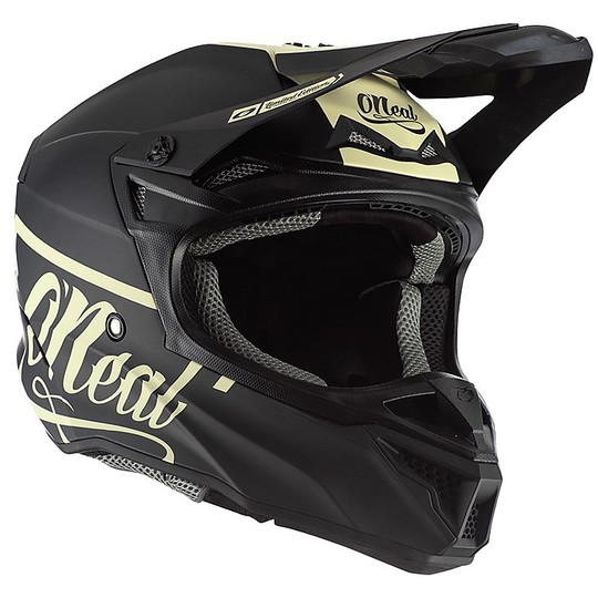 Moto Cross Enduro Helm O'neal 5 Series RESEDA Schwarz Beige