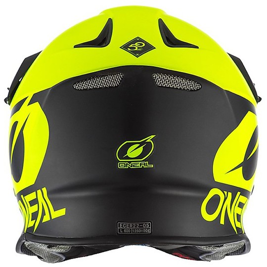 Moto Cross Enduro Helm O'neal 8 Series 2T Gelb Fluo