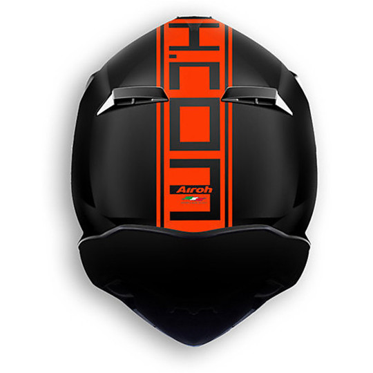 Moto Cross Enduro Helm orange Matt Com Terminator 2.1