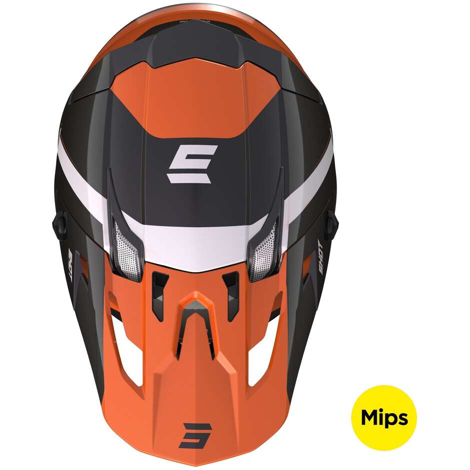 Moto Cross Enduro Helm Schuss CORE FAST Pearl Orange