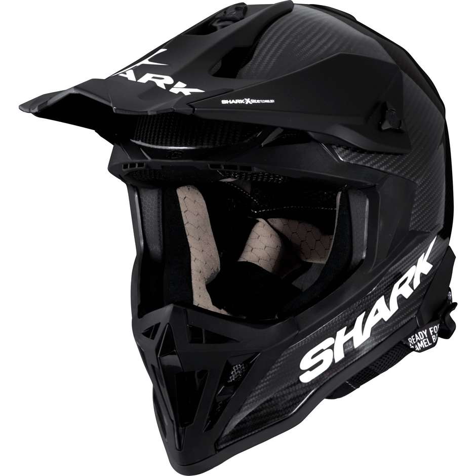 Moto Cross Enduro Helm Shark VARIAL RS CARBON SKIN Weiß