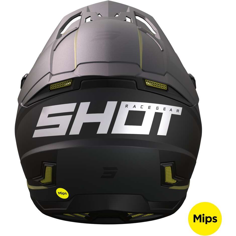 Moto Cross Enduro Helm Shot CORE COMP Matt Gold