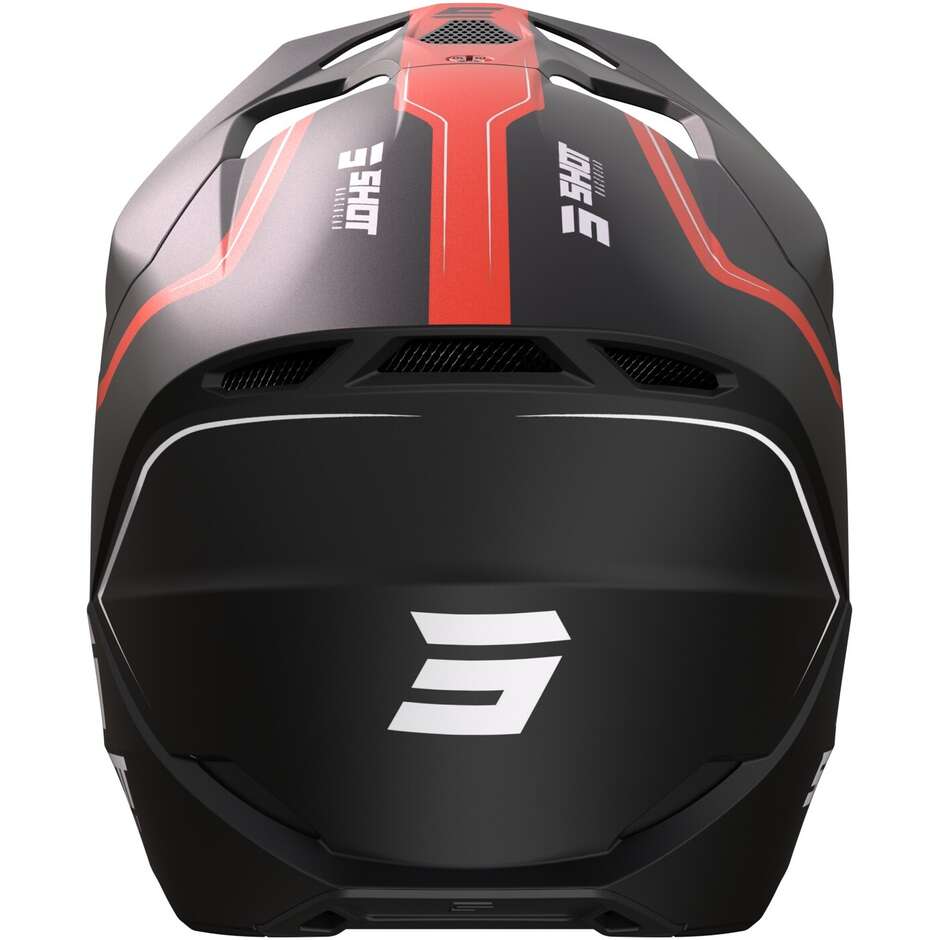 Moto Cross Enduro Helm Shot FURIOUS REFLEX Matt Orange