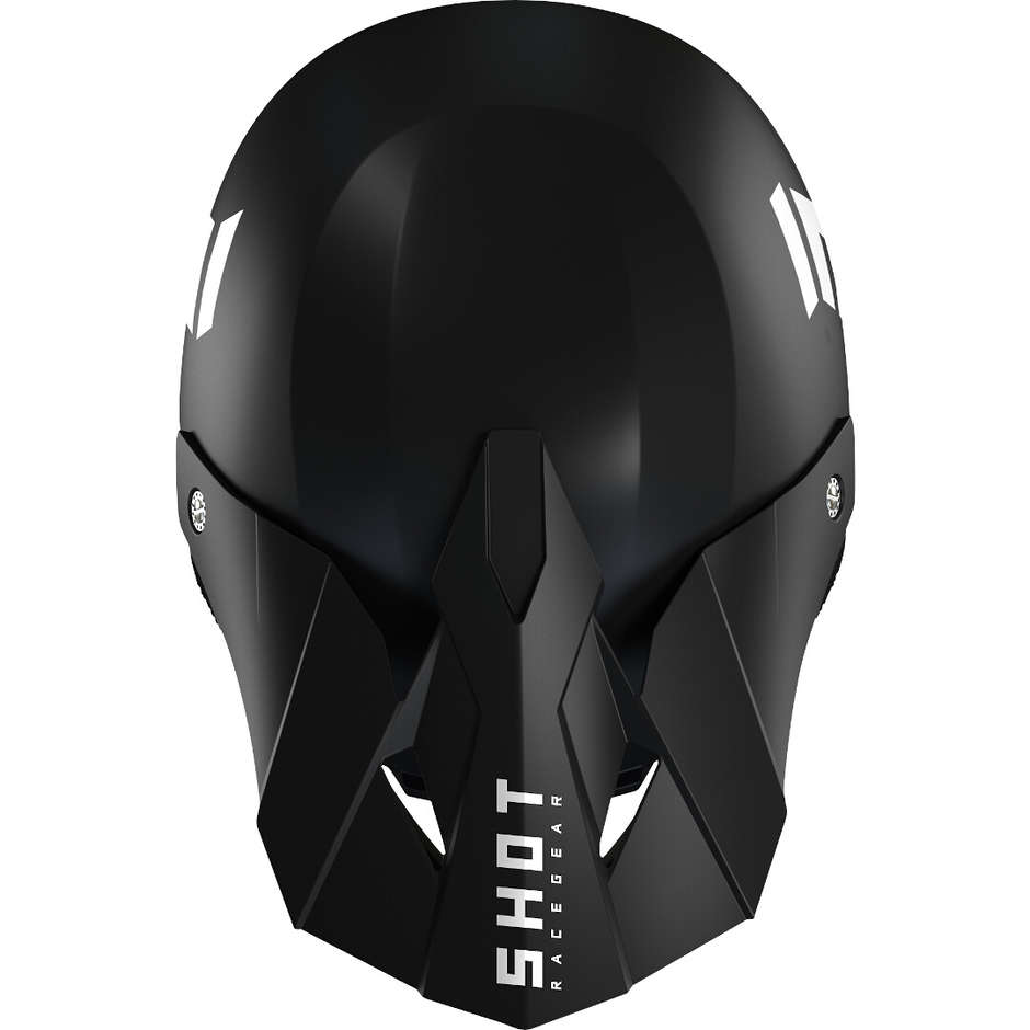 Moto Cross Enduro Helm Shot FURIOUS SOLID Matt Schwarz 2.0