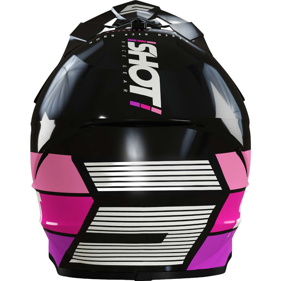 Moto Cross Enduro Helm Shot FURIOUS STORY Glossy Pink