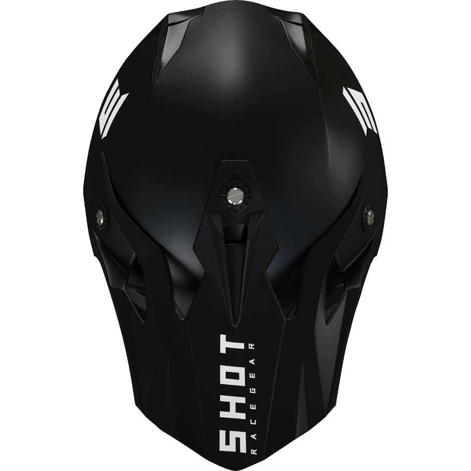Moto Cross Enduro Helm Shot PULSE SOLID Glossy Black