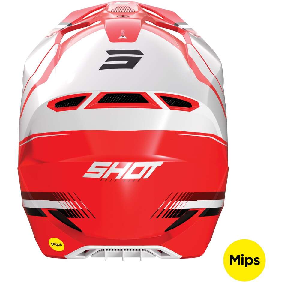 Moto Cross Enduro Helm Shot RACE TRACER Glänzend Rot