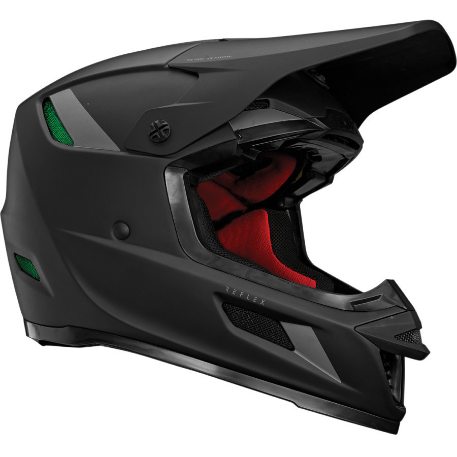 Moto Cross Enduro Helm Thor REFLEX Blackout Schwarz