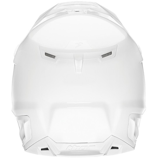 Moto Cross Enduro Helm Thor Verge 2015 Solide Helm Glanz Weiß