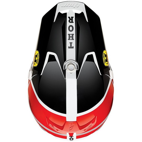 Moto Cross Enduro Helm Thor Verge Gp Pro Helm 2015 Rot Schwarz