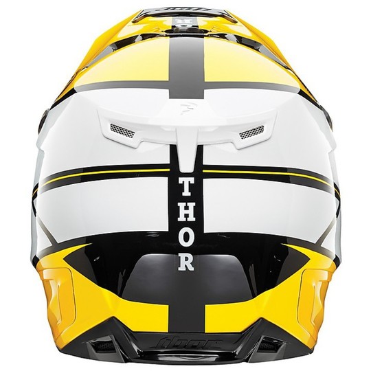 Moto Cross Enduro Helm Thor Verge Gp Pro Helm 2015 Schwarz Gelb