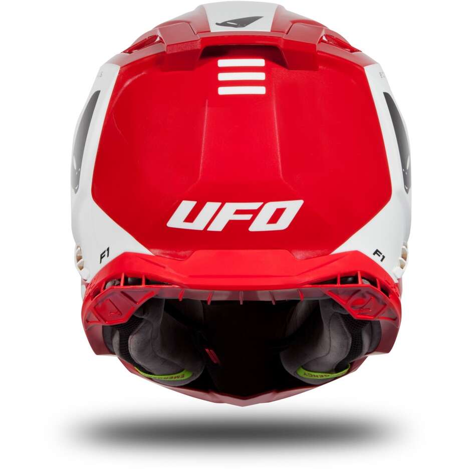 Moto Cross Enduro Helm Ufo ECHUS Rot Weiß