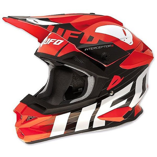Moto Cross Enduro Helm UFO Interceptor Red Devil
