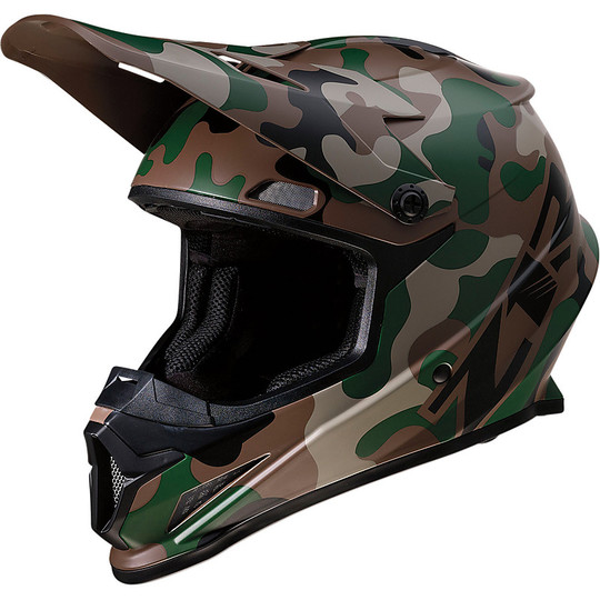 Moto Cross Enduro Helm Z1r RIse Camo Woodland Camouflage