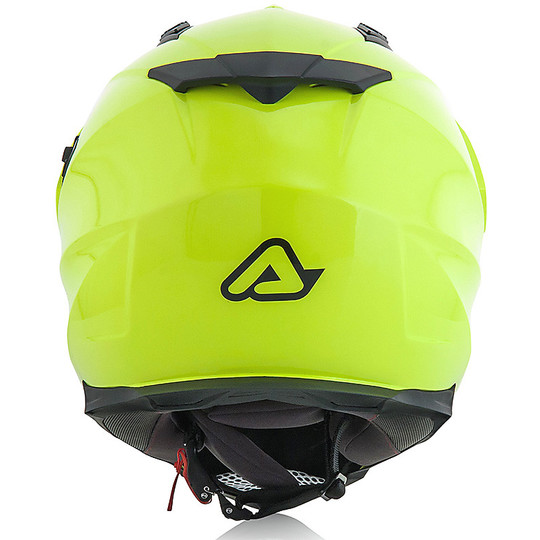 Moto Cross Enduro helmet Acerbis ATV Flip FS-606 Yellow Fluo