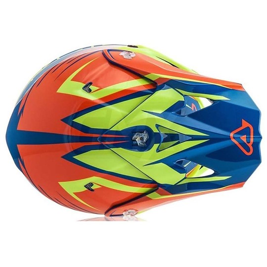 Moto Cross Enduro helmet Acerbis Impact 3.0 Orange / Yellow Fluo