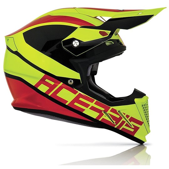 Moto Cross Enduro helmet Acerbis Profile 2.0 Kingslayer Black Yellow