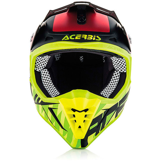 Moto Cross Enduro helmet Acerbis Profile 3.0 BlackMamba Black / Yellow Fluo