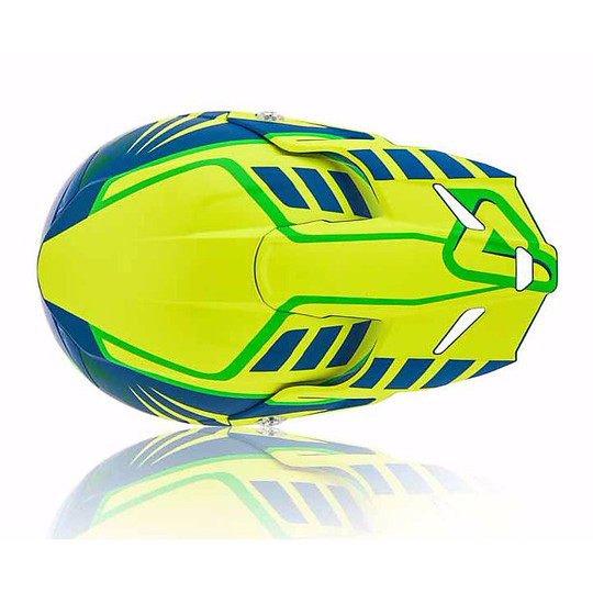 Moto Cross Enduro helmet Acerbis Profile 3.0 Skinviper Fluorescent Yellow / Blue
