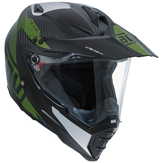 Moto Cross Enduro helmet AGV AX-8 Dual Evo Carbon Multi Namib