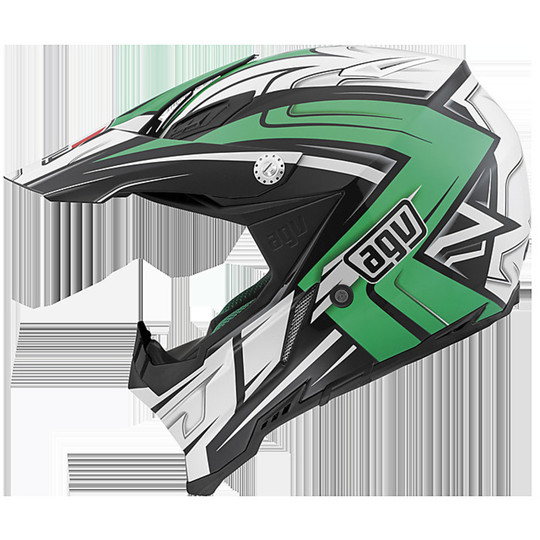 Moto Cross Enduro helmet AGV AX-8 Evo Multi Factory Black Green