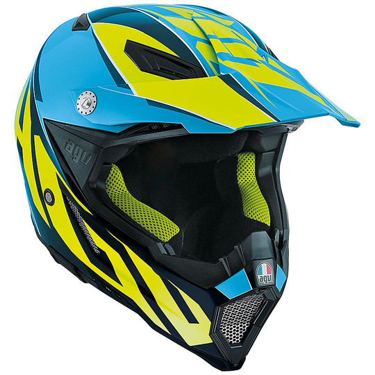 Moto Cross Enduro helmet AGV AX-8 Evo Multi Holygrab Yellow