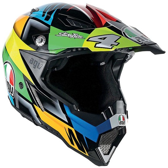 Moto Cross Enduro Helmet AGV AX-8 Evo Reply CHAREYRE