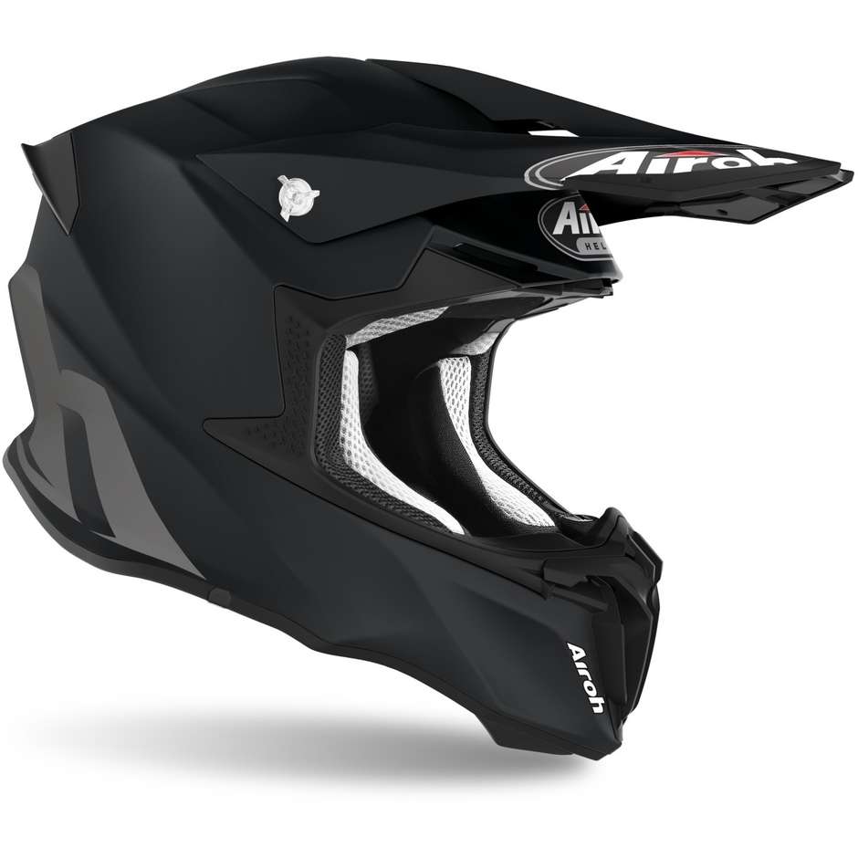 Moto Cross Enduro Helmet Airoh TWIST 2.0 Color Matt Black